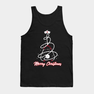 Merry Christmas Nurse  Yuletide Practitioners Cute Tank Top